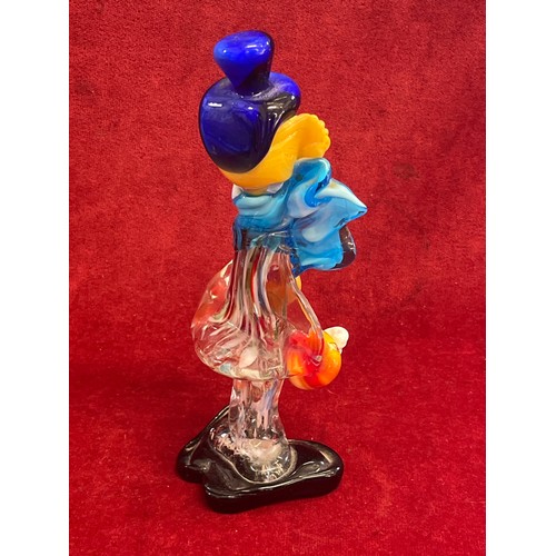 2 - Murano Glass clown figure 22cm h
