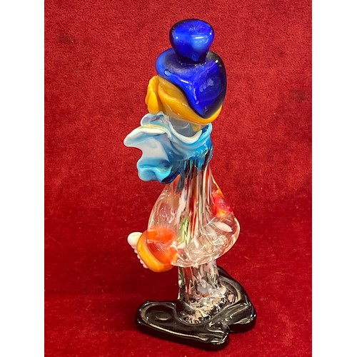 2 - Murano Glass clown figure 22cm h