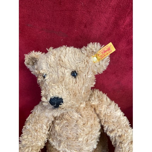 2 vintage Steiff teddy bears, both with Steiff button and jointed limbs