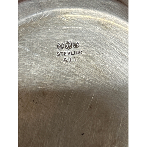 24 - An American reproduction Sterling silver Porringer in the style of a 17th Century example, by Gorham... 