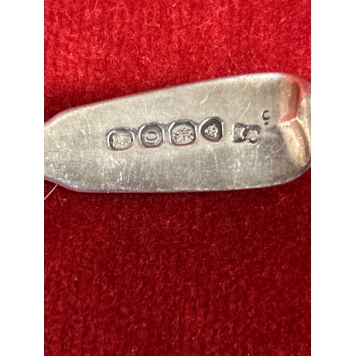 25 - 4 Sterling silver fiddle pattern teaspoons hallmarked London 1829, by William Eaton. Engraved with a... 