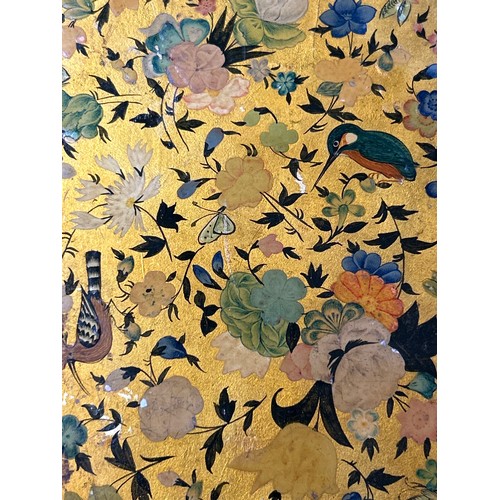 210 - An important and interesting group of four early 20th Century Srinagar Kashmir Lacquer (Papier Mache... 