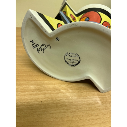 4 - Lorna Bailey: A Limited Edition 71/259 Old Ellgreave Pottery “Back to Back” vase in the Art Deco sty... 