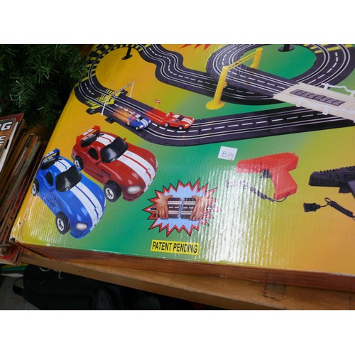 Artin Rally Chase car racing set, boxed