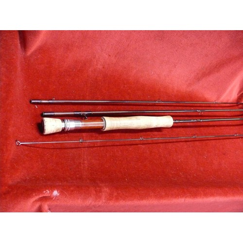 Bloke XL50 4 piece 9' line weight 6 fishing rod with case in very good ...