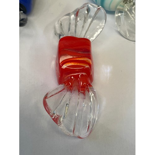 17 - A COLLECTION OF MURANO HAND MADE SWEETS