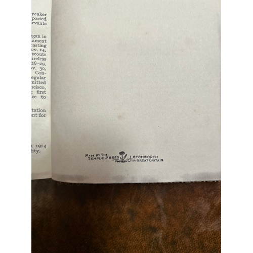 200 - An Edwardian Compendium “Reference Library” of Leather Bound reference books in a leather bookstand.... 