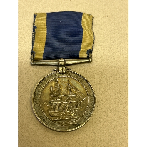 132 - An Edward VII silver naval Long Service & Good Conduct Medal awarded to S W Oliver, SH.COOK. H.M.S. ... 