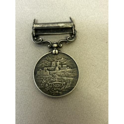 133 - A silver India General Service medal with Afghanistan N.W.F. Bar inscribed 1049 NK. MEHAR CHAND. 2/9... 