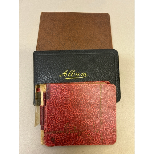 206 - Three autograph albums, one with film stars including Googie Withers, Rona Anderson, Veronica Hurst,... 