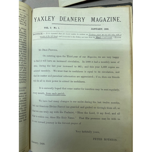 205 - Yaxley (near Peterborough) Hunts & Cambs counties. Local history & social history interest. Includes... 
