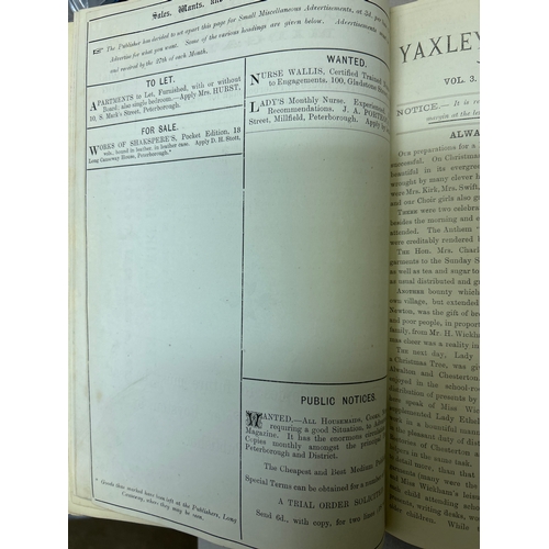 205 - Yaxley (near Peterborough) Hunts & Cambs counties. Local history & social history interest. Includes... 