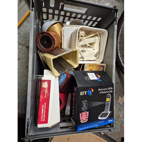 511 - 2 shelves of household and decorative items (crates not included)