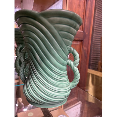 6 - A SYLVAC STYLE POT LARGE SIZE IN GREEN