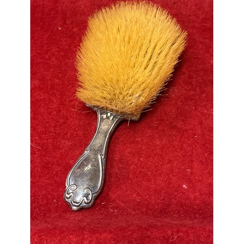 31 - A VICTORIAN SILVER HALLMARKED LARGE HAIR BRUSH