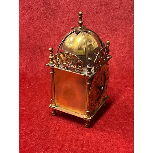 38 - SMITHS MECHANICAL LANTERN CLOCK