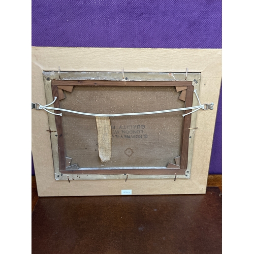 225 - An early 20th Century oil painting on canvas of a bulldog standing on a treaty. The painting most pr... 