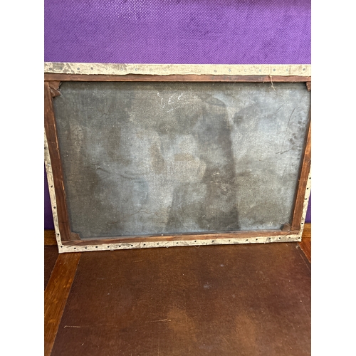 228 - A Werner, German school, 19th Century. An oil painting on canvas of an interior scene with children ... 