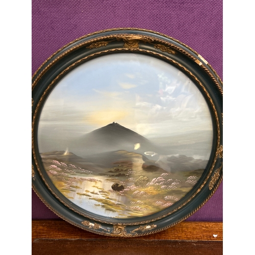 238 - Furness Wilson, listed 19th Century Artist. An early 20th Century gouache on paper of a moorland sce... 