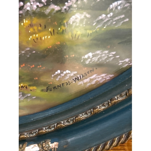 238 - Furness Wilson, listed 19th Century Artist. An early 20th Century gouache on paper of a moorland sce... 