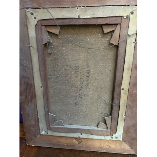 242 - Early 20th Century oil painting on canvas of Pulpit Rock (Portland Bill, Dorset) signed by the artis... 