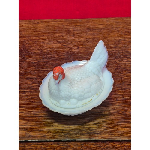 358 - Antique opaline glass lot - including a tankard with polychrome floral swagging decoration, a blue v... 