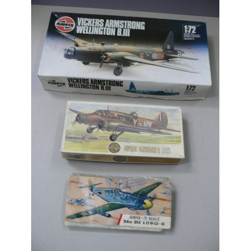 Vintage Airfix WWII warplane model kits, unmade in original packets and ...