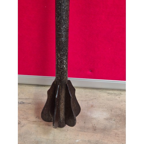 Reproduction medieval mace, German or Italian style with an spiked ...