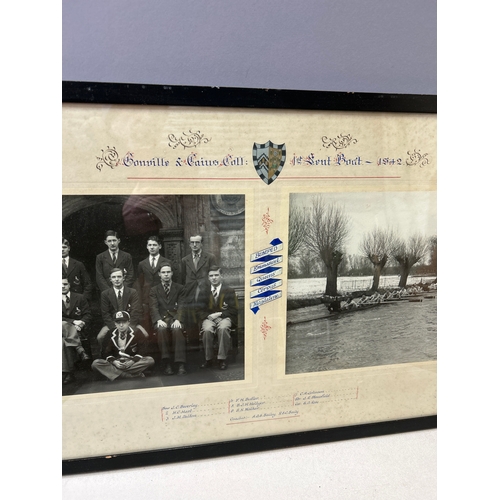 223 - Gonville & Caius College Cambridge- 1st Lent Boat Race 1942 - the “Bump” races between the colleges.... 