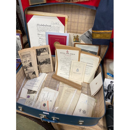 219 - RAF Group Captain Wood collection. A comprehensive collection of belongings from R.A.F Group Captain... 