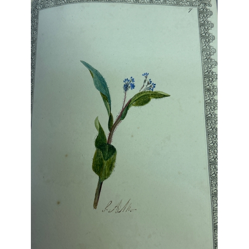 211A - Manuscript Gleanings & Literary Scrapbook by John Poole 1826. Leather spine with gilt lettering & ma... 