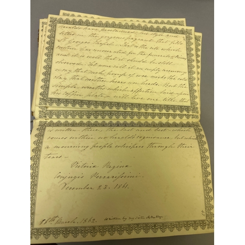 211A - Manuscript Gleanings & Literary Scrapbook by John Poole 1826. Leather spine with gilt lettering & ma... 