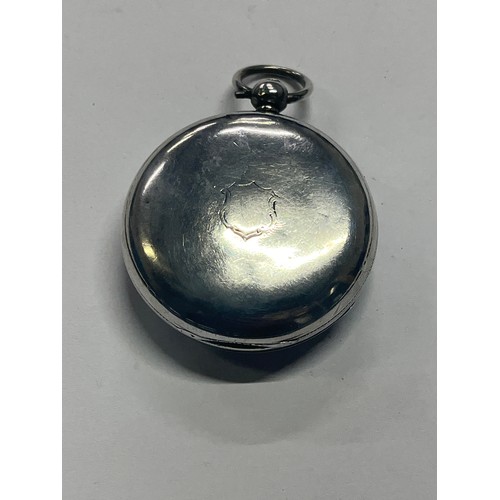 45 - Silver pocket watch, hallmarked for London 1849. Maker’s mark for Alford Thickbroom.
