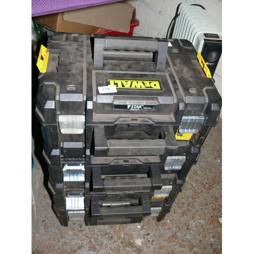 174 - Dewalt Stack Storage box