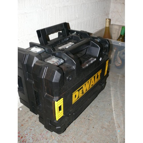 175 - 2 x Dewalt storage cases
