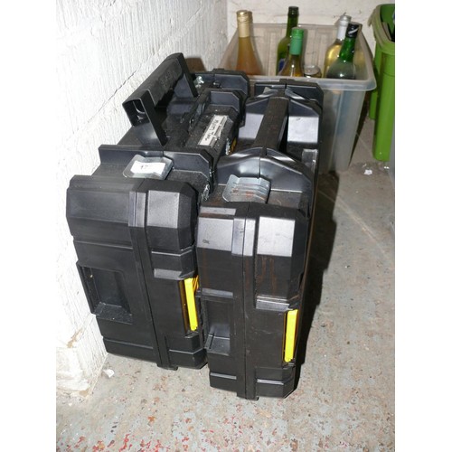 175 - 2 x Dewalt storage cases