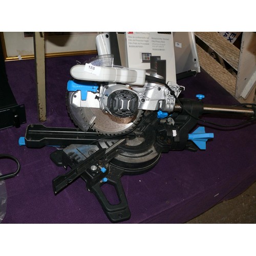 188 - MacAllister 1500 m220-240v sliding Mitre saw