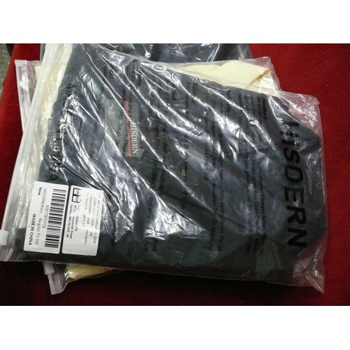 159 - Hisdern 2 x new and sealed Black shirts  XXL AND 3XL, 2 Lemon shirts  3xl and Braces , new and boxed