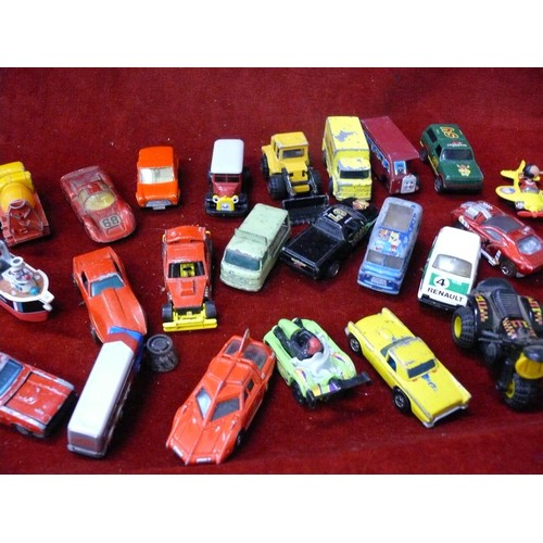 160 - Selection of vintage playworn vehicles
