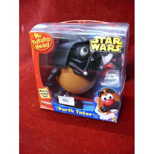 165 - Star Wars -  Mr Potato Head as Darth Tater by Playskool, new and boxed