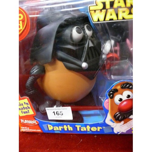 165 - Star Wars -  Mr Potato Head as Darth Tater by Playskool, new and boxed