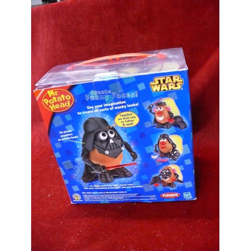 165 - Star Wars -  Mr Potato Head as Darth Tater by Playskool, new and boxed