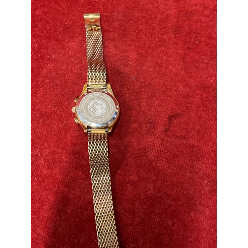 38 - A CITIZEN CHRONOGRAPH BRONZED WATCH