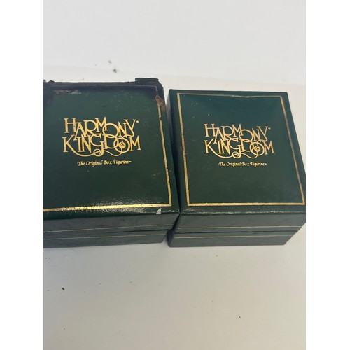 38 - SOLID SILVER 2  Baroness Trotter Pig PENDANTS BY HARMONY KINGDOM HALLMARKED SOME BOXES DAMAGED