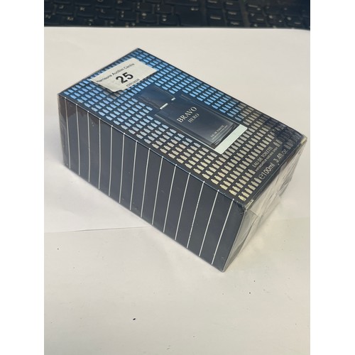 25 - A 100ML OF GENTS EAU DE TOILETTE BRAVO  HERO  BY V.V.LOVE UNOPENED