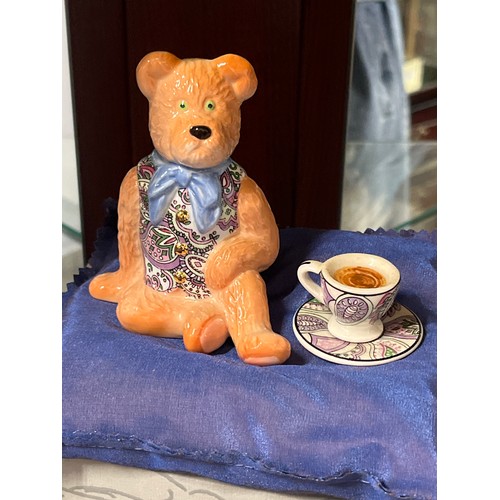 8 - Teatime Ted Teddy bear and teacup figures by Paul Cardew, new with box