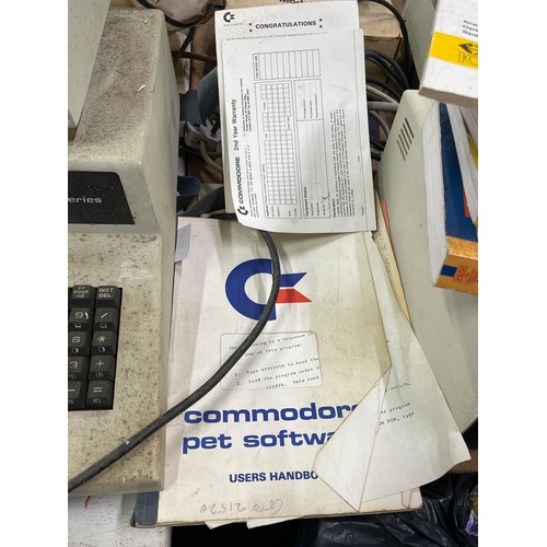Vintage Commodore professional computer 3032 series with monitor, disk ...
