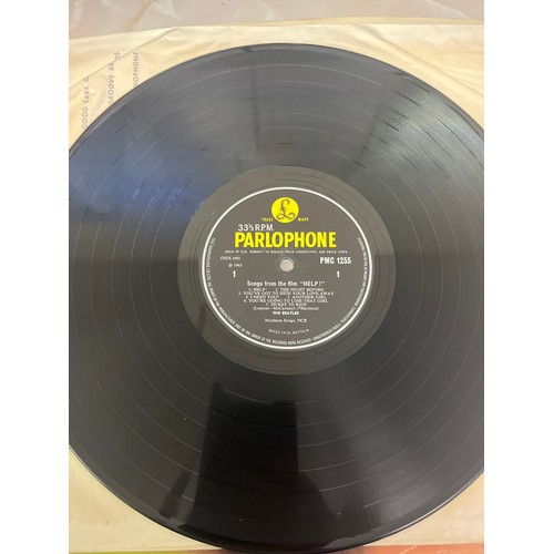 51 - 1965 Beatles LP Help PMC 1255 XEX 449-2 XEX 450-2 KT Tax Code Side 2, Side 1 4-AM  Side 2 1-HG