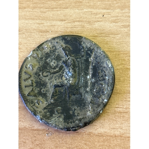 47 - Roman coin Vespasian AD 69-79. A.E Dupondius. Laureate head with Roma seated.
35mm dia, weight 19.5 ... 