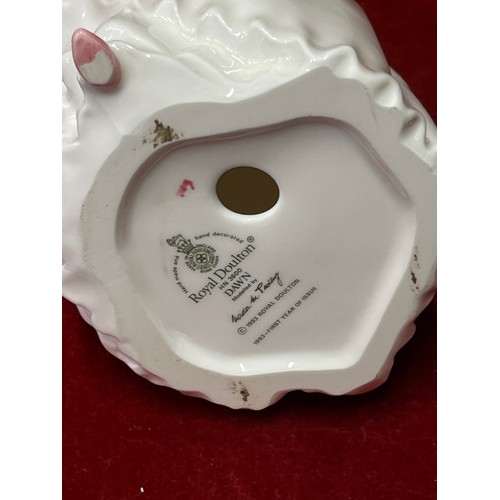 2 - Royal Doulton bone china figurine HN3600 “Dawn” by Nada M Padley.